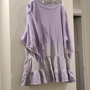 Free people sweater mini dress